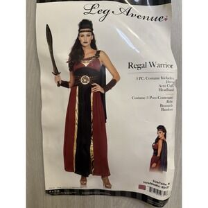 New Leg Avenue Regal Warrior Costume Dress Womens Medium